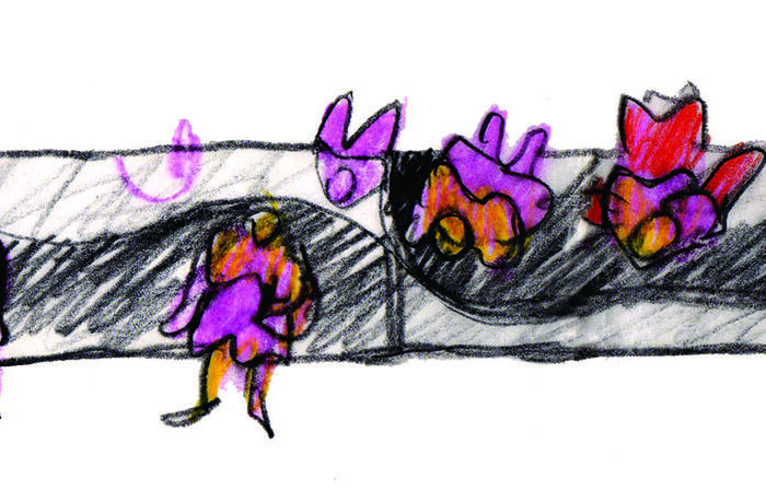 Sistema de asientos Topográfico, 2003, Dibujo Diana Cabeza