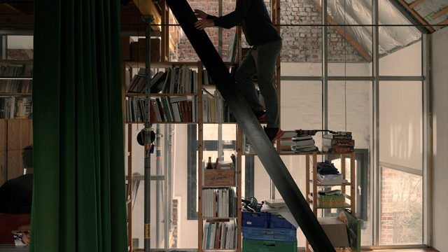 Proyecto Casa Rot Ellen Berg, arquitectos Ian de Vylder & Inge Vinck, Bélgica. Film still por Tapio Snellman