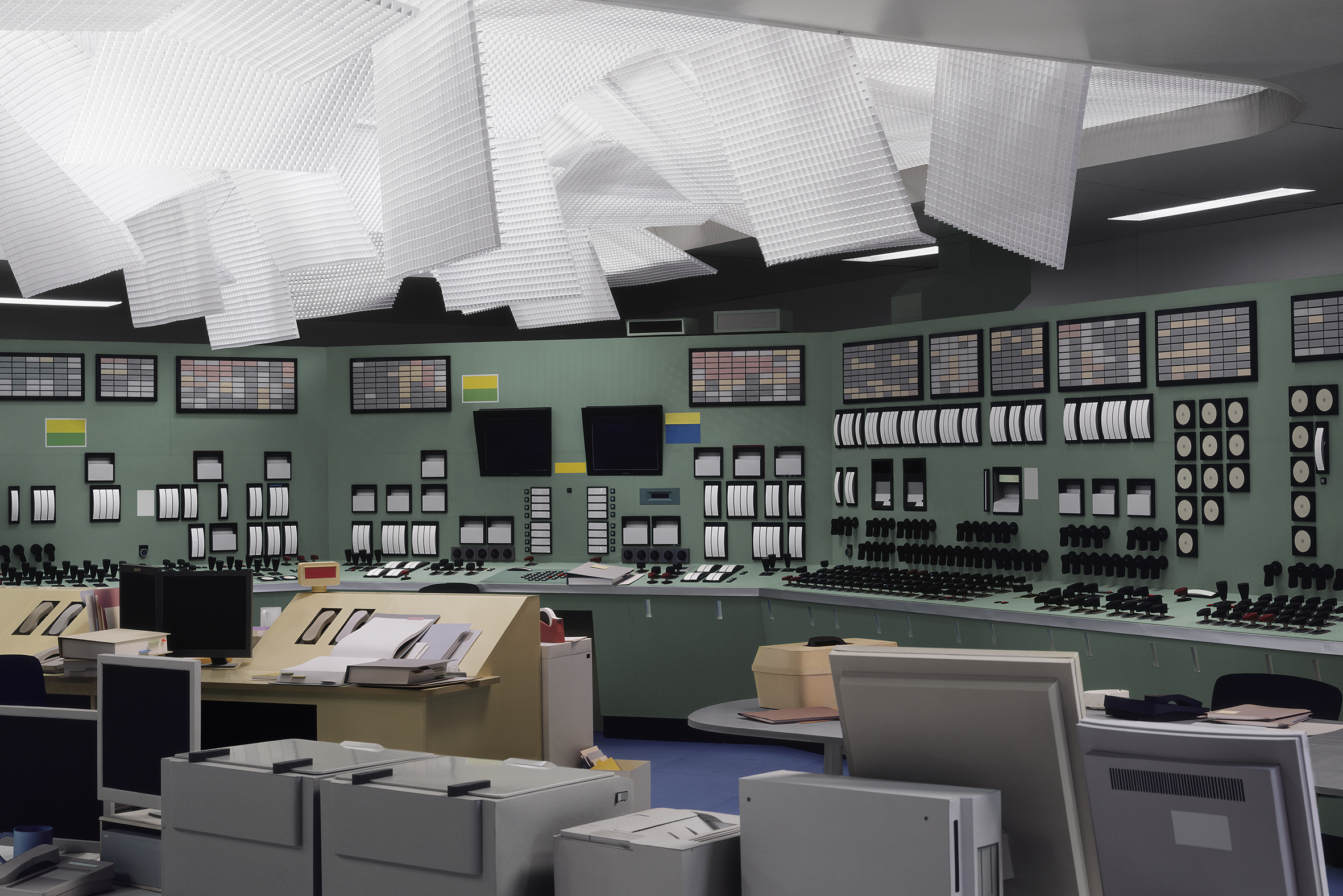 Kontrollraum / Control Room, 2011, C-Print/ Diasec, 200 x 300 cm - © Thomas Demand, VG Bild-Kunst, Bonn. Courtesy the artist and Matthew Marks Gallery / Sprüth Magers / Esther Schipper, Berlin / Taka Ishii Gallery