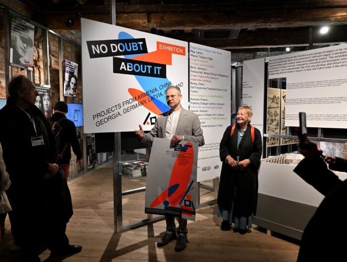 Vladimir Belogolovsky - Exhibition No Doubt About It, Magazzino Gallery, Palazzo Contarini Polignac, 19th Venice Architecture Biennale, Venice, Italy, 2025 - Foto: Zoltán Bodó - Courtesy of Curatorial Project